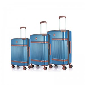 ABS luggage carry on suitcase with wheels