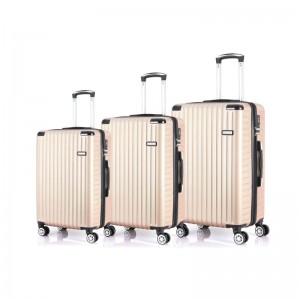 ABS luggage manufacturer carry on suitcase with wheels