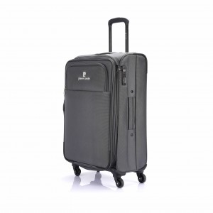 Soft fabric luggage with trolley factory direct sell