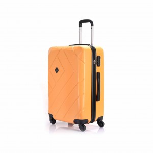 ABS checked travel luggage with wheels factory