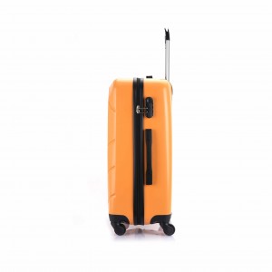 ABS checked travel luggage with wheels factory