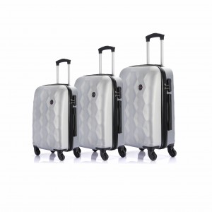 ABS travel luggage checked suitcase