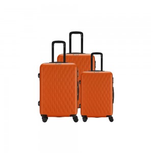 wholesale new style colorful ABS airline trolley luggage set suitcase set