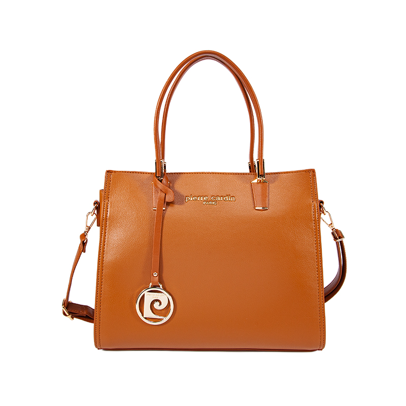 Camel Two-Way Tote Bag (Handheld & Crossbody)
