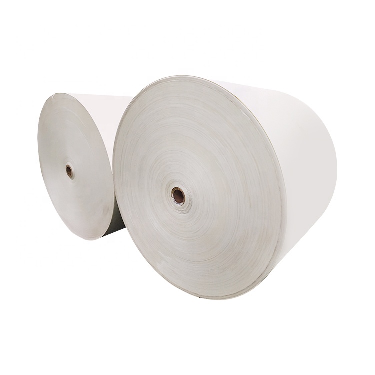 Raw Jumbo Roll Virgin PE Coated Recycled Wrapping Paper Roll Kraft Paper  for Paper Bowl - China Food Grade Paper Cup Paper and PE Coated Paper Roll  price