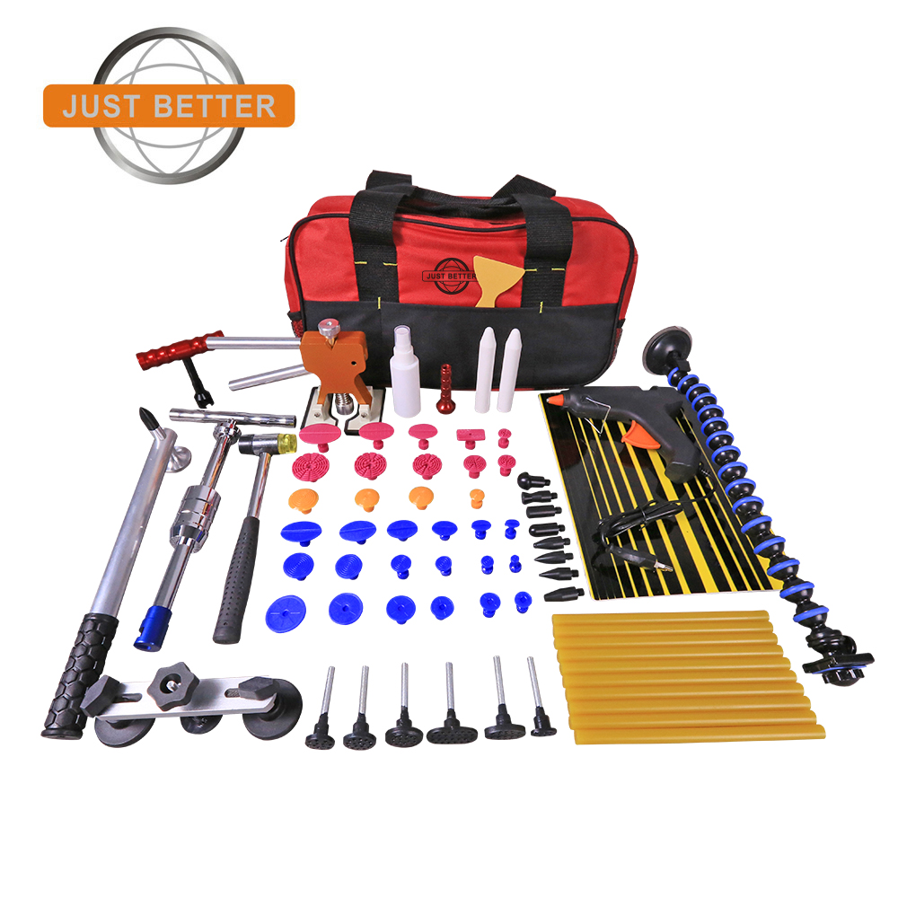 Car Dent Repair Tool Kit Glue Guns Slide Hammers Reflect Board Hand Tools Set For Car Dent Removal Featured Image