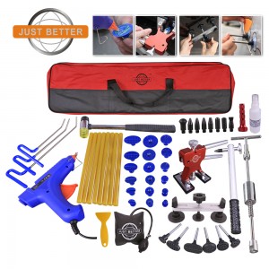 Paintless Dent Removal Rods Dent Glue Puller Tabs Dent Puller Kit for Auto Dent Removal
