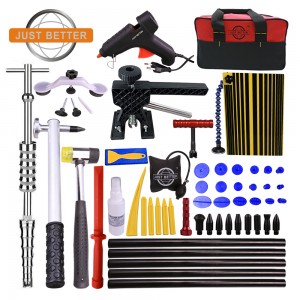 Leading Manufacturer for Pdr Suction Cup - Paintless Dent Repair Remover Removal Tool Kit Dent Lifter Bridge Puller T Puller Hot Glue Tap Down Kits  – Just Better