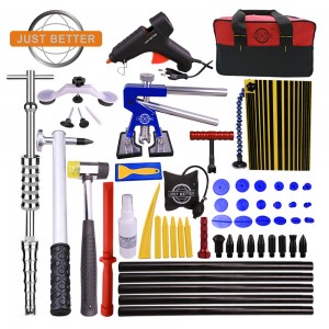 PDR kit Auto Body Paintless Dent Repair Removal Tool Kits Dent Lifter Auto Glue Dent Puller Kits with Tool Bag