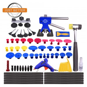 PDR Kit Auto Body Paintless Dent Repair Tool Kits Dent Lifter Auto Glue Dent Puller Kits Aluminum Dent Removal Kit for Hail Dents and Car Dents