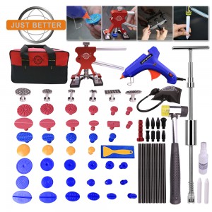 Paintless Hail Removal Dent Lifter Puller Pdr Tool Glue Auto Body Repair Kit