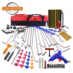 Paintless Dent Repair Rods Kit Auto Body Dent Repair Hook Rods Removal Tools for Hail Damage, Door Dings and Car Dents