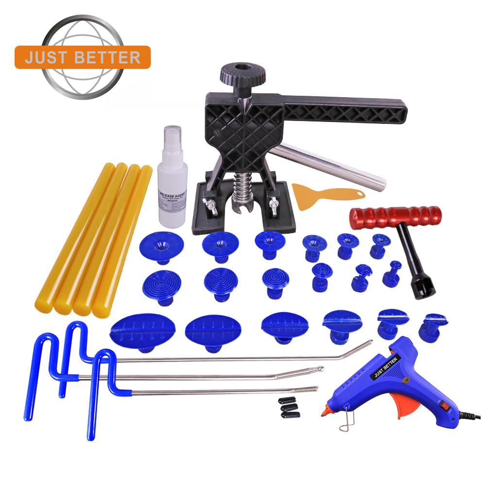 Paintless Dent Puller Repair Lifter Tools Kit PDR Hooks Kit Car Hail Removal Kits Featured Image