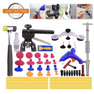 PDR Tool Paintless Dent Repair Tools Dent Puller Lifter With Slide Hammer Glue Tabs Glue Gun Kit