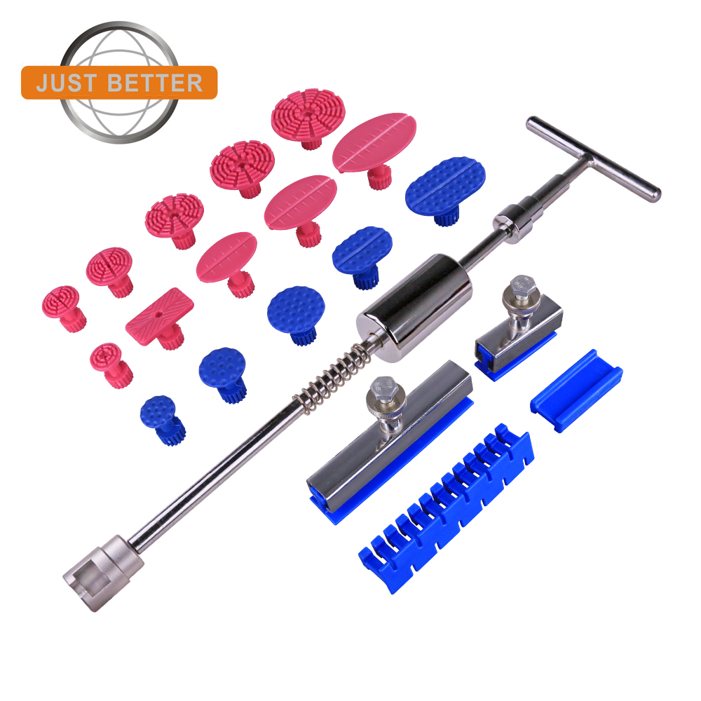 Dent Puller PDR Kit 2 In 1 Dent Puller Paintless Dent Repair with T-Bar Slide Hammer Featured Image