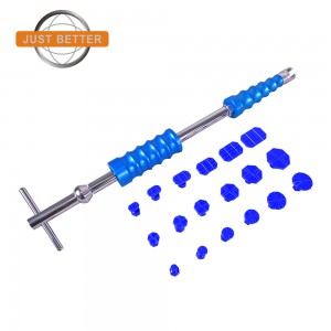 PDR Auto Car Dent Remover Tool Puller Slide Hammer With 18 Plastic  Glue Tabs For Car Body Dent Repairing