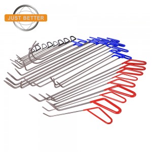 30pcs Professional Hook Push Rods Kit for Paintless Auto Body Dent Removal