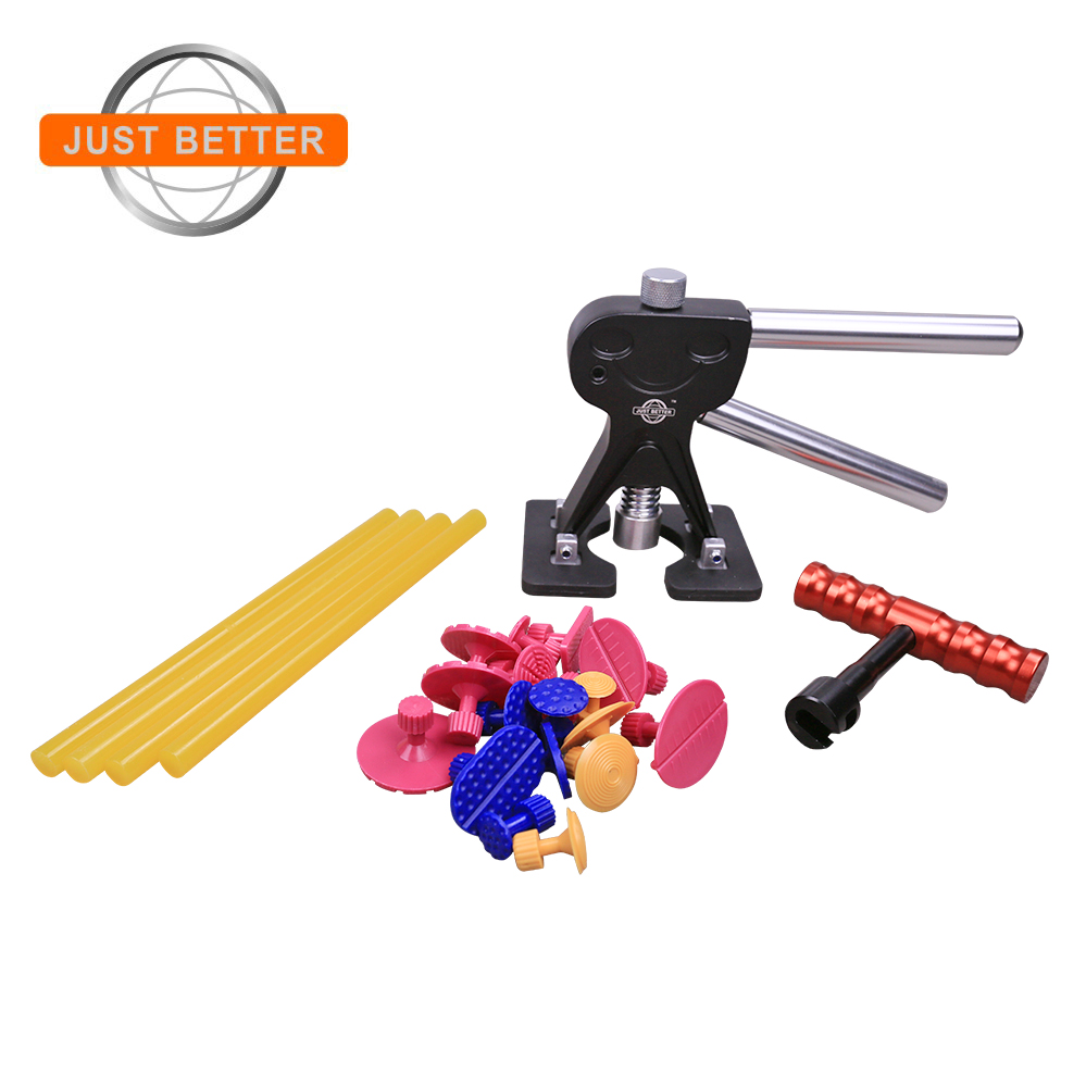 BT211065 Paintless Dent Repair Glue Puller Hand Lifter With Glue Tabs Kit