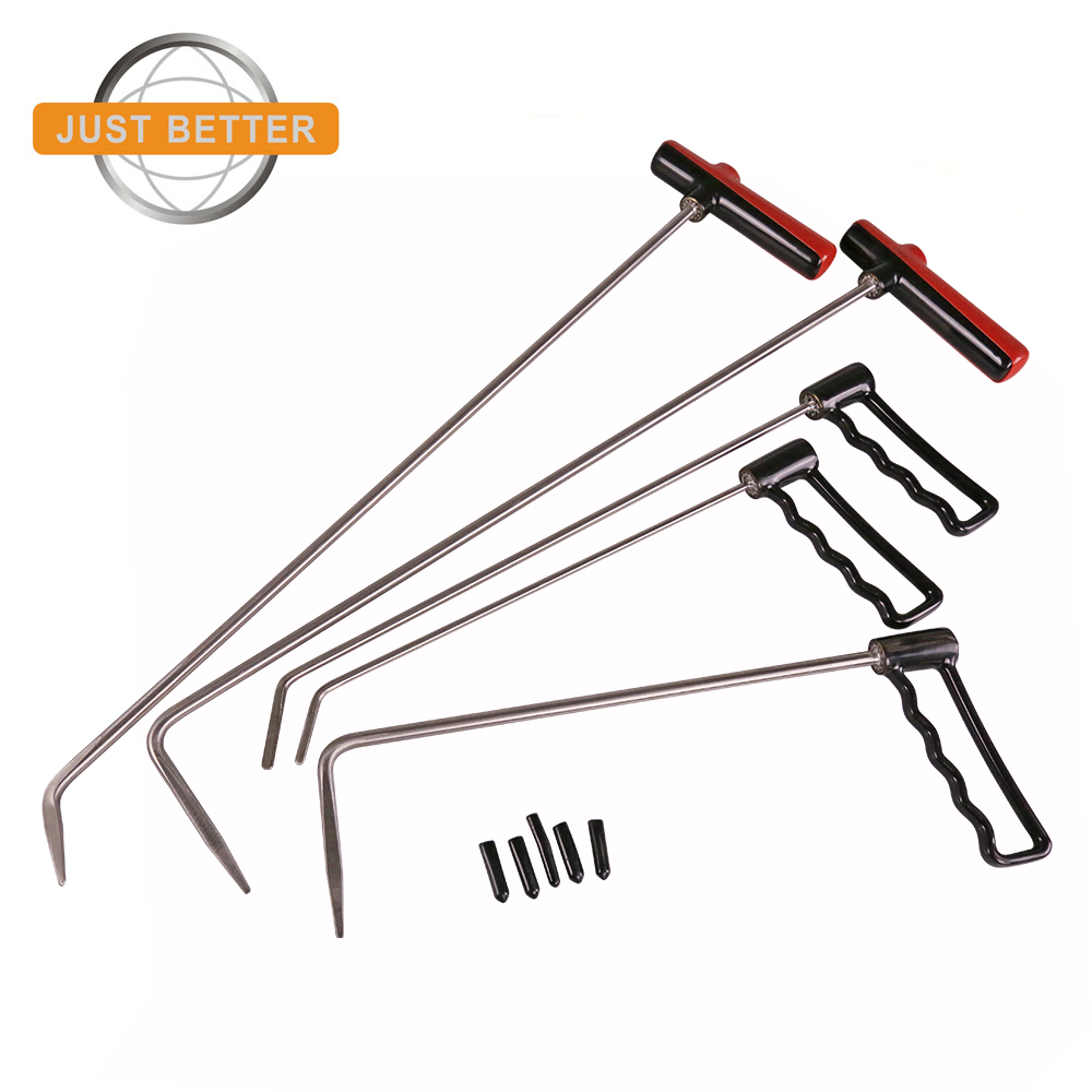 Well-designed Pdr Tabs - Adjustable Handle Car Dent Repair Kit Rotating Handle Car Repair Hook Handle Rod Tools Car Dent Removal  – Just Better