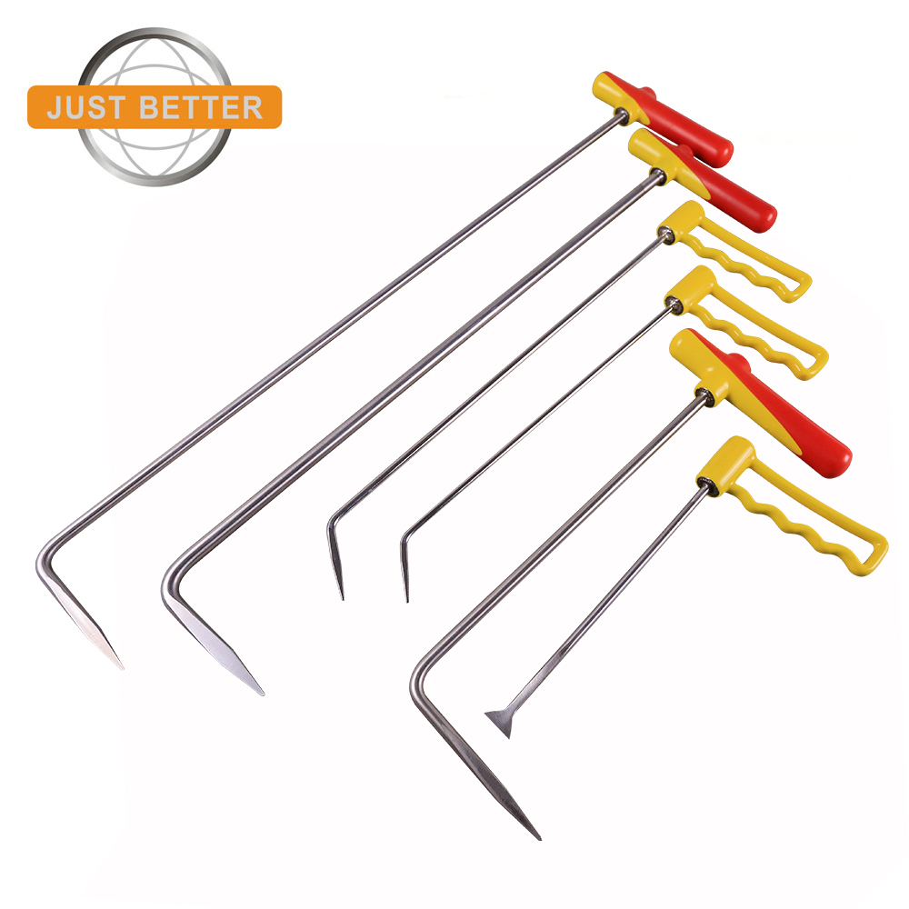 2021 High quality Pdr Dent Tools  - 6PCS Adjustable Handle Hook Rod Kit Rotating Handle Dent Repair Hook Kit  – Just Better