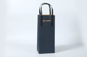reusable customized logo printed luxury shopping tote kraft paper bag