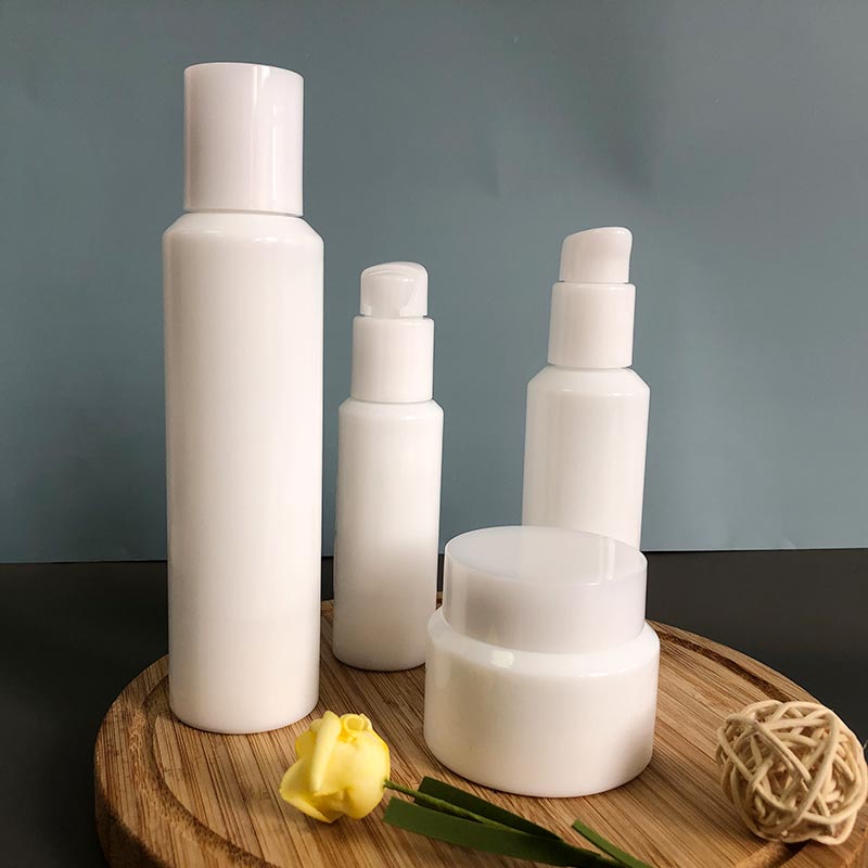 White Porcelain Luxury Skincare Bottles & Jars