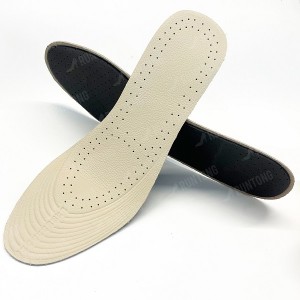 Full Length Genuine leather insoles Leather Latex Sports Insoles