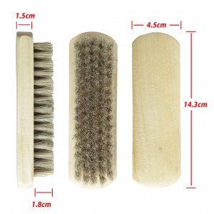 Kūʻai nui 2 In 1 Wooden Sneaker Shoe Cleaning Brush