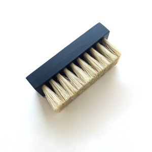 spazzola per scarpe in legno con setole personalizzate in capelli di nylon