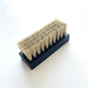 customized bristle hair nylon hair wooden shoe brush