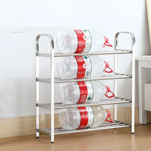 Stainless steel shoe rack 2 layer to 6 layer shoe storage organizer