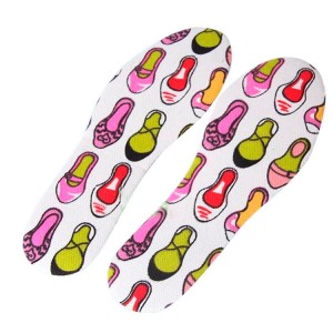 Children Soft Latex Printed Child Replacement Insoles