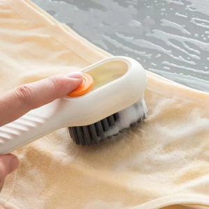 Multifunctional Liquid Adding Cleaning Soft Bristled Brush