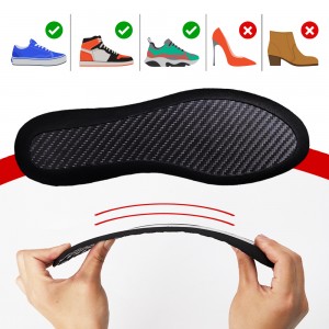 Inserções rígidas de sapato de comprimento total para esportes, palmilha reforçada para homens e mulheres, suporte para pés