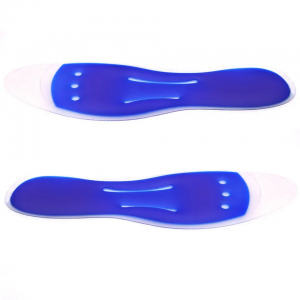 Pabrika nga Liquid Cooling Blue Transparent Gel Massaging Insoles