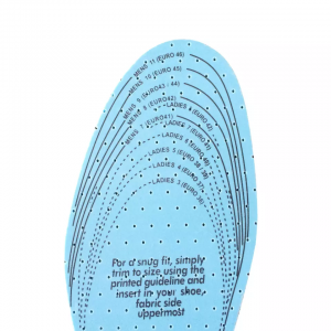 Insoles Perforated Latex Foam Comfort Soft Walking Breathable