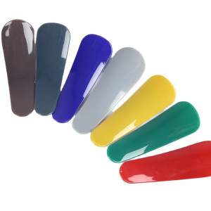 Small shoe horn plastic colorful short shoehorn