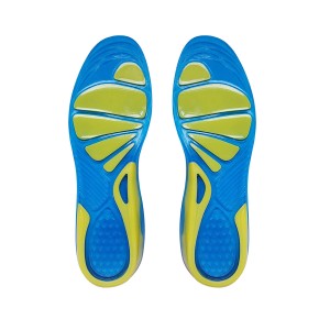 Silicone gel elastic fooball sport arch support energy soft insoles