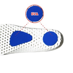 Palmilhas de tênis esportivas personalizadas de secagem rápida e respirável macias em EVA para alívio da dor na fadiga dos pés