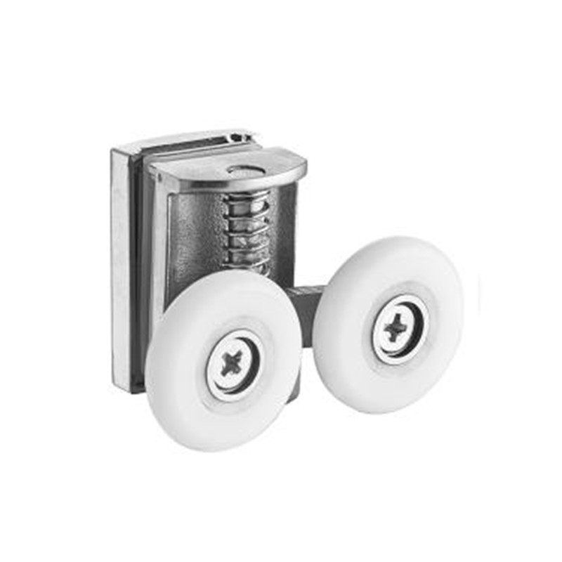 glass shower door roller of shower door hardware kit