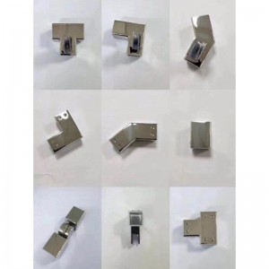 stainless steel shower glass connector of shower glass hardware