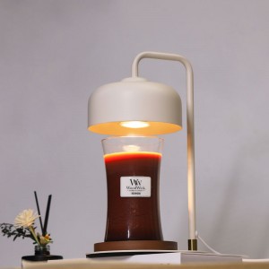 Lampă pentru încălzire lumânări cu temporizator, compatibilă cu lumânări pentru borcane, încălzitor pentru lumânări cu intensitate reglabilă, încălzitor pentru lumânări din metal cu becuri GU10 pentru lumânări parfumate