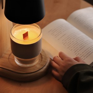 Gumijas Koka sveču sildītāju ražotāja patentēta dizaina jauna mājas aromāta lampas taimera slēdzis