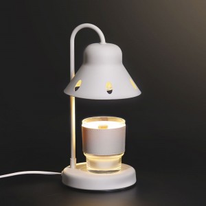 Wydrążona, tania, domowa lampa podgrzewająca do świec, o ekskluzywnym designie