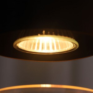Wydrążona, tania, domowa lampa podgrzewająca do świec, o ekskluzywnym designie