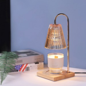 Llambë qelqi ngrohëse qiriri me 2 llamba e përputhshme me qirinj kavanozi Llambë qiri elektrik Vintage me shkrirje qiriri me shkrirje të sipërme për dyllë aromatike