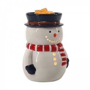 Frosty Ilumination Fragrance Warmer -Snowman නත්තල් වායුගෝලයේ සැරසිලි