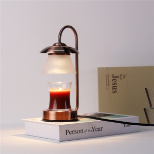 Lámpara eléctrica más caliente de la vela de la lámpara retra fragante de cristal hecha en fábrica de la tabla de la luz de la venta