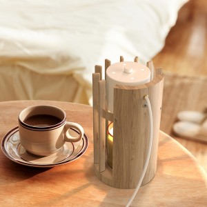 severský jednoduchý gumový dřevěný styl elektrický vnitřní hořák ohřívač svíček domácí vůně noční světlo luxusní dekorace aromaterapie léčení aroma hořák tavení vosku