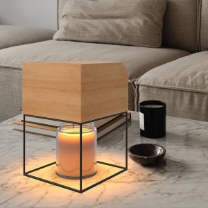 2024 New creative electric candle warmer lamp home aromatherapy device Warm aromatherapy machine Smokeless and green products Smart desk lamp Automatic timing function